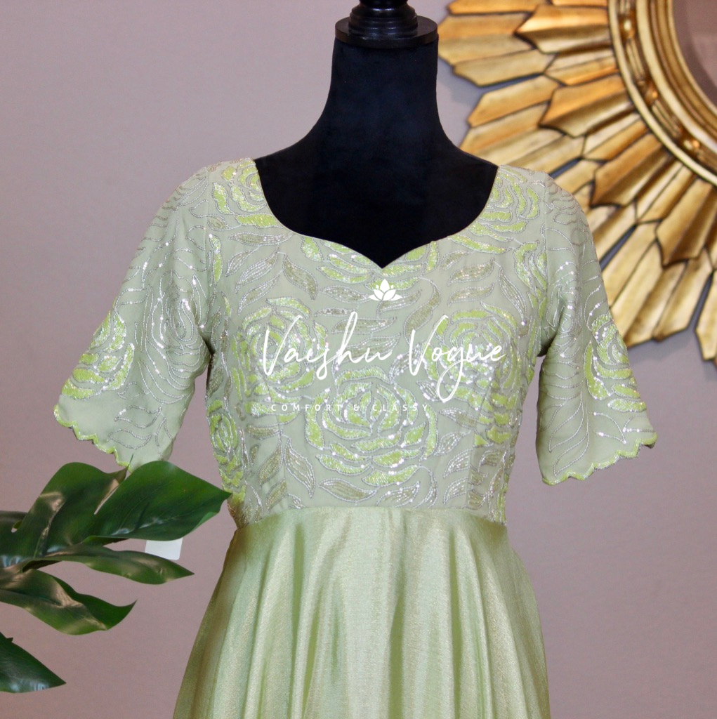 Pastel Green Dress